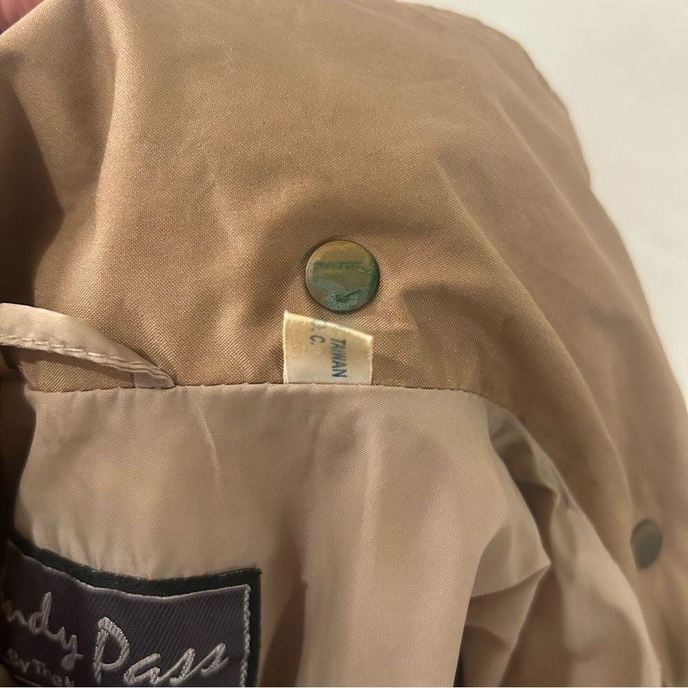 Vintage 70s 80s The North Face Windy Pass GORE-TEX Jacket Men's Medium Tan - Picture 12 of 12